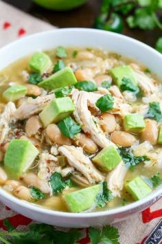 Quinoa White Chicken Chili Recipe by Closet Cooking | Maypurr