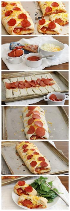 Yummy #food #pizza #braid #simple