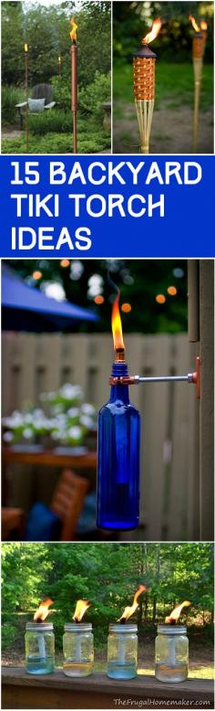 
                    
                        15 Backyard Tiki Torch Ideas
                    
                