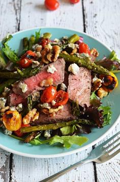 
                    
                        Warm Balsamic Steak and Vegetable Medley.  Salad and meat lovers, unite! | blog.hostthetoast...
                    
                