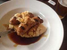 
                    
                        Sausages and mash  - Hotel Steyne , Manly, NSW, 2095 - TrueLocal
                    
                