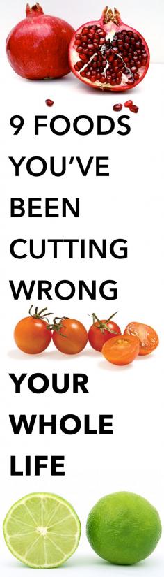 
                    
                        Have you ever struggled with fruit juice all over the place when cutting a piece of fruit or cake that dries out? These hacks will change the way you cut food.
                    
                