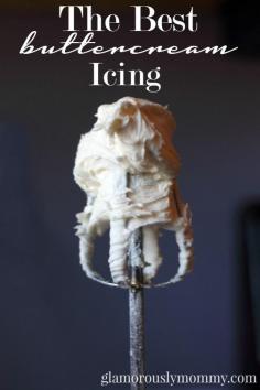 Skip the store bought buttercream frosting and make your own