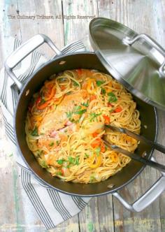 
                    
                        Tired of doing dishes? Use just one pot and create this masterpiece of salmon coconut curry pasta from The Culinary Tribune. Get the full recipe here
                    
                