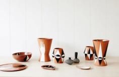 
                    
                        Sharon Muir terracotta ceramics. Photo – Sean Fennessy, styling – Lucy Feagins.
                    
                