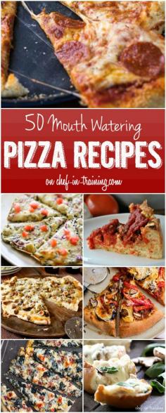 
                    
                        50 Mouth Watering Pizza Recipes at chef-in-training.com …So many great options for the next pizza night!
                    
                