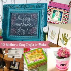 
                    
                        These sweet Mother's Day crafts are perfect for mom! Some great ideas here - easy too.
                    
                