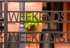 
                    
                        Square and Compass | Cafe | Signage
                    
                