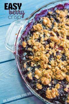 
                    
                        Easy Berry Crisp
                    
                