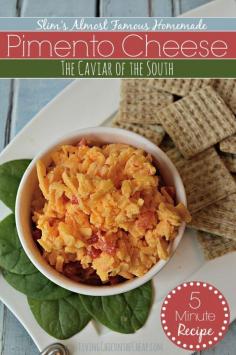 ***Pimento Cheese (5 Minute Recipe)***Here is an EASY 5 Minute Recipe- Pimento Cheese Spread. I didn’t realize until recently this is a Southern thing. I grew up with Pimento Cheese. It is one of my dad’s favorite things. It is often referred to as “the caviar of the South”. I must admit I am not really a huge fan of the commercial spreads, but recently my friend Slim made her homemade Pimento Cheese spread at our last get together and it was so good! #recipe