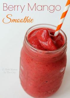 
                    
                        Berry Mango Smoothie. A glass full of anti-oxidants, Vitamin C and Potassium
                    
                