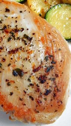 
                    
                        Lemon-Thyme Chicken & Zucchini ~ Light & simple dinner... Herbed and tangy chicken with a side of flavorful zucchini - made in just 15 minutes!
                    
                