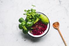 
                    
                        Beet Mousse made w/ cauliflower and avocado — IN THE MAKING BY BELÉN
                    
                