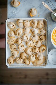 
                    
                        PUMPKIN TORTELLINI W/ BROWN BUTTER AND SAGE
                    
                