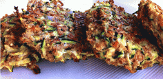 
                    
                        Zucchini Fritters with Avocado Dill Dip
                    
                