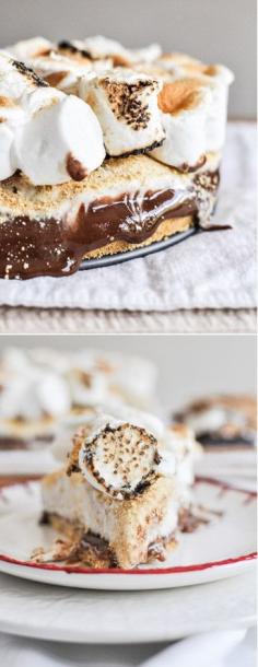 
                    
                        S'mores Ice Cream Cake I howsweeteats.com
                    
                