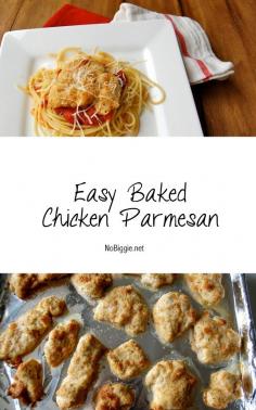 
                    
                        Easy baked chicken parmesan | NoBiggie.net
                    
                