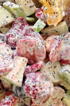 
                    
                        Fresh Fruit Salad & Poppyseed Dressing | ReluctantEntertainer #mothersday #brunch
                    
                