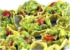 Skinny Guacamole...Once believed to be “off limits” if you were trying to be healthy, avocados contain monounsaturated fat which is good- for-you. I keep this guacamole skinny by adding things like chopped onions, tomatoes, salsa and fill into Baked Tostitos Scoops. The skinny for each serving is 121 calories, 8.6grams of fat and 3 Weight Watchers POINTS PLUS. Yum!