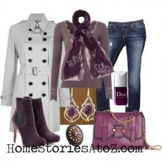 plum fall outfit by homestoriesatoz, via Polyvore