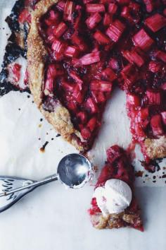 
                    
                        Raspberry Rhubarb Galette
                    
                
