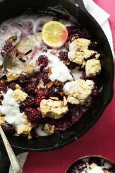 
                    
                        SIMPLE BLACKBERRY COBBLER (VEGAN + GF)
                    
                