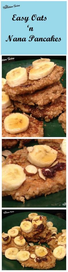 Easy Oats ‘n Banana Pancakes