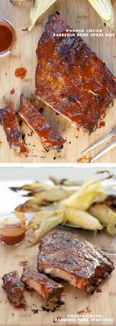 Foodie Crush Barbeque Pork Spare Ribs
