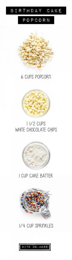 Birthday popcorn