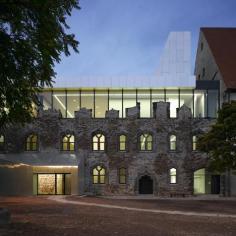 
                    
                        Beautiful extension to a museum inside a ruined castle in Halle, Germany, by Spanish studio Niento Sobejano Arquitectos
                    
                
