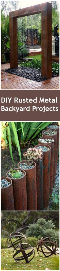 
                    
                        DIY Rusted Metal Backyard Projects
                    
                