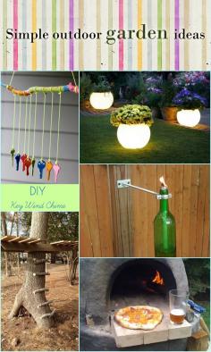 
                    
                        Simple outdoor garden ideas � DIY tutorials
                    
                