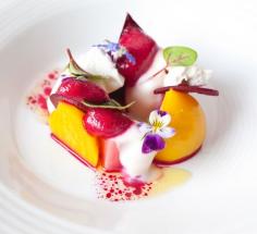 
                    
                        I've been here for a couple Restaurant Week outings. Elegant French cuisine. Delicate and light. Sample menu: Roasted Heritage duck for two with port poached pear and frangipane purse; foie gras jus* (add 20); Rosemary-juniper crusted venison with date-tamarind purèe, roasted beets, lardons, grilled winter greens and walnuts*
                    
                