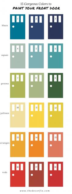 
                    
                        15 Gorgeous Colors to Paint Your Front Door (A designer's tops picks!)
                    
                