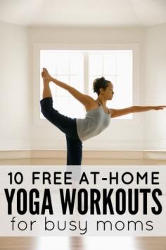 Looking for a way to build core body strength and posture while also reducing your stress levels, but can't seem to find the time? No problem! Try a yoga workout from this collection of 10 free at-home yoga workouts for busy moms after your kids are in bed tonight and you'll feel a world of difference!