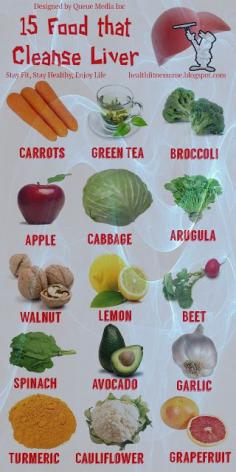 
                    
                        15 Liver Cleansing Foods #healthy #detox I may need this
                    
                
