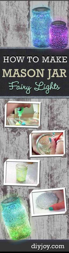 
                    
                        Easy Crafts For Kids To Make At Home | DIY Mason Jar Fairy Lights Tutorial | DIY JOY diyjoy.com/...
                    
                