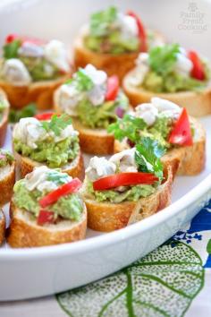 Shrimp Ceviche & Avocado Toasts #foodprint