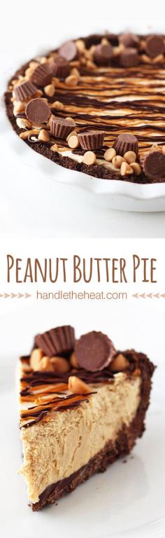 PB pie #tart #dessert #vegetarian
