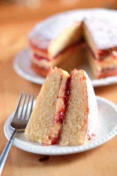 victoria sponge cake - erren's kitchen - this simple victoria sponge cake recipe has delicious a raspberry jam and butter cream filling that takes the classic victoria sponge to a higher level.