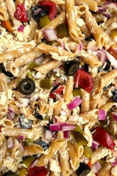 
                    
                        Tuna Pasta Salad | ReluctantEntertainer
                    
                