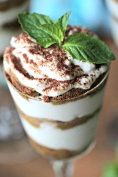 Coconut Cream Tiramisu Glasses – No Sugar Added