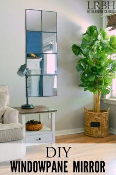 
                    
                        DIY Windowpane Mirror | Hometalk
                    
                
