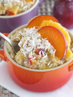 Plum and Orange Oatmeal | The Breakfast Drama Queen