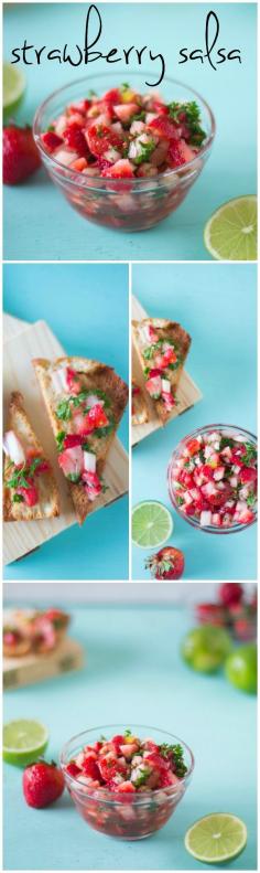 easy strawberry salsa