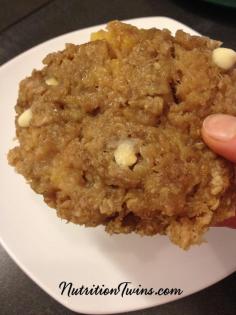 Microwave Pineapple and White Chocolate Chip Cookie |Only 83 Calories | Fast & Easy |Make in 5 Minutes with 5 ingredients you already have at home | Healthy, you'd never know they don't even have sugar |For Nutrition & Fitness Tips & MORE RECIPES please SIGN UP for our FREE NEWSLETTER www.NutritionTwin...