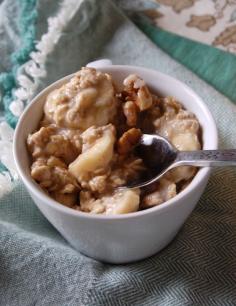 Overnight banana oatmeal