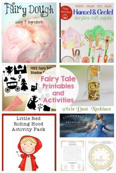 Fairy Tale Printables and Activities - My kids will love doing these this summer!