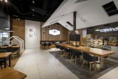 
                    
                        Cafeina Café by mode:lina at Mallwowa Shopping Mall, Skórzewo – Poland » Retail Design Blog
                    
                