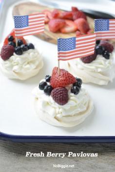 
                    
                        Fresh Berry Pavlovas | NoBiggie.net
                    
                